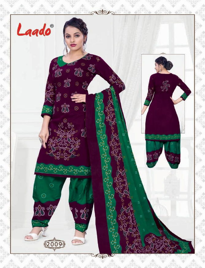 Laado Bandhni Special Vol 2 Latest Designer Pure Cotton Printed Dress Material Collection  