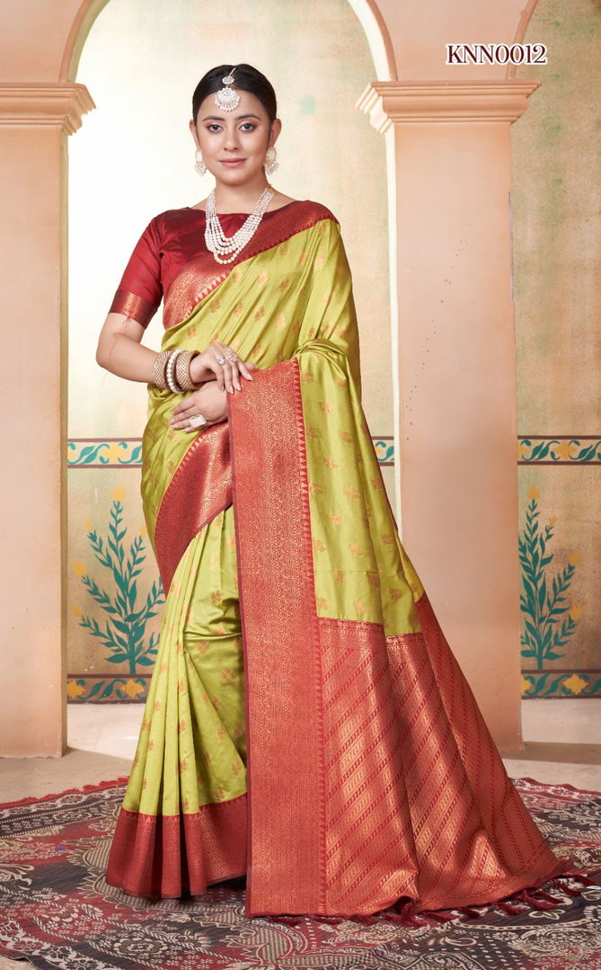 Kanana By 3 Of Kanjivaram Silk Occasion Wear Sarees Suppliers In India