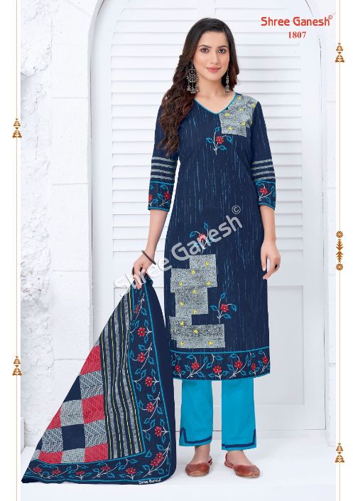 Shree Ganesh Samaiyra 8 Casual Daily Wear Cotton Printed Dress Material