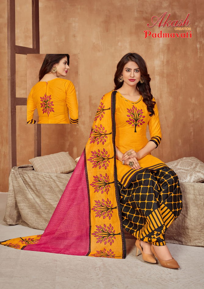 Akash Padmavati 12 Latest fancy Casual Regular Wear Printed Cotton Collection