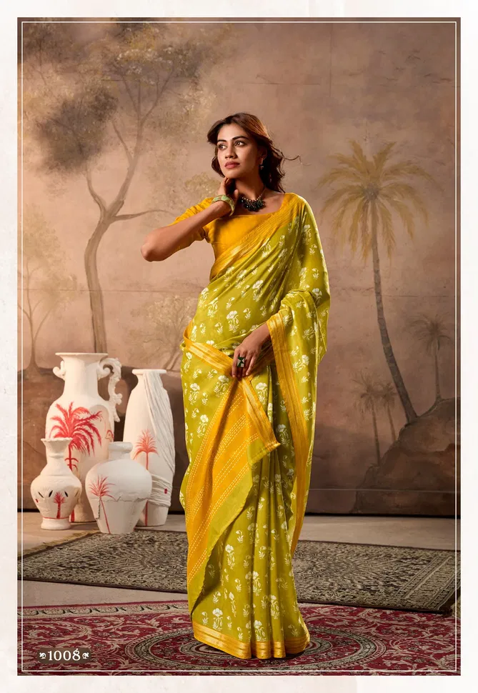 Vanya By Sr Cotton Printed Fancy Wholesale Saree Suppliers In Mumbai