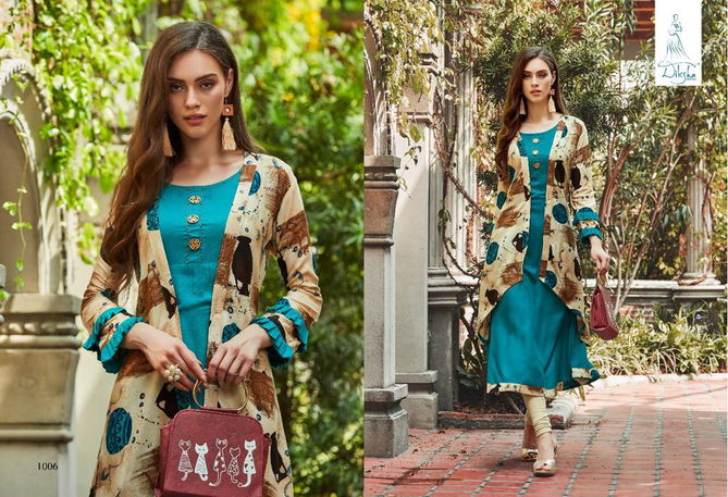 Diksha Roopmasti Latest Fancy Regular Wear Rayon Fancy Long Kurtis Collection
