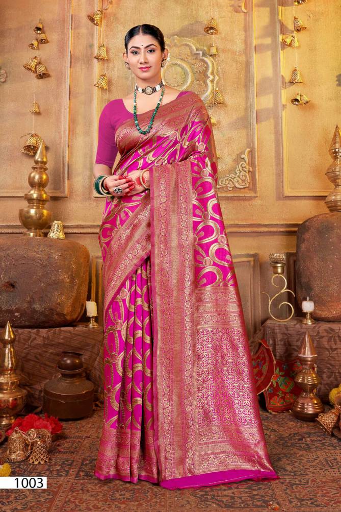 Shammiana Vol 2 By Saroj 1001 To 1006 Soft Silk Designer Saree Wholesale Price in Surat
