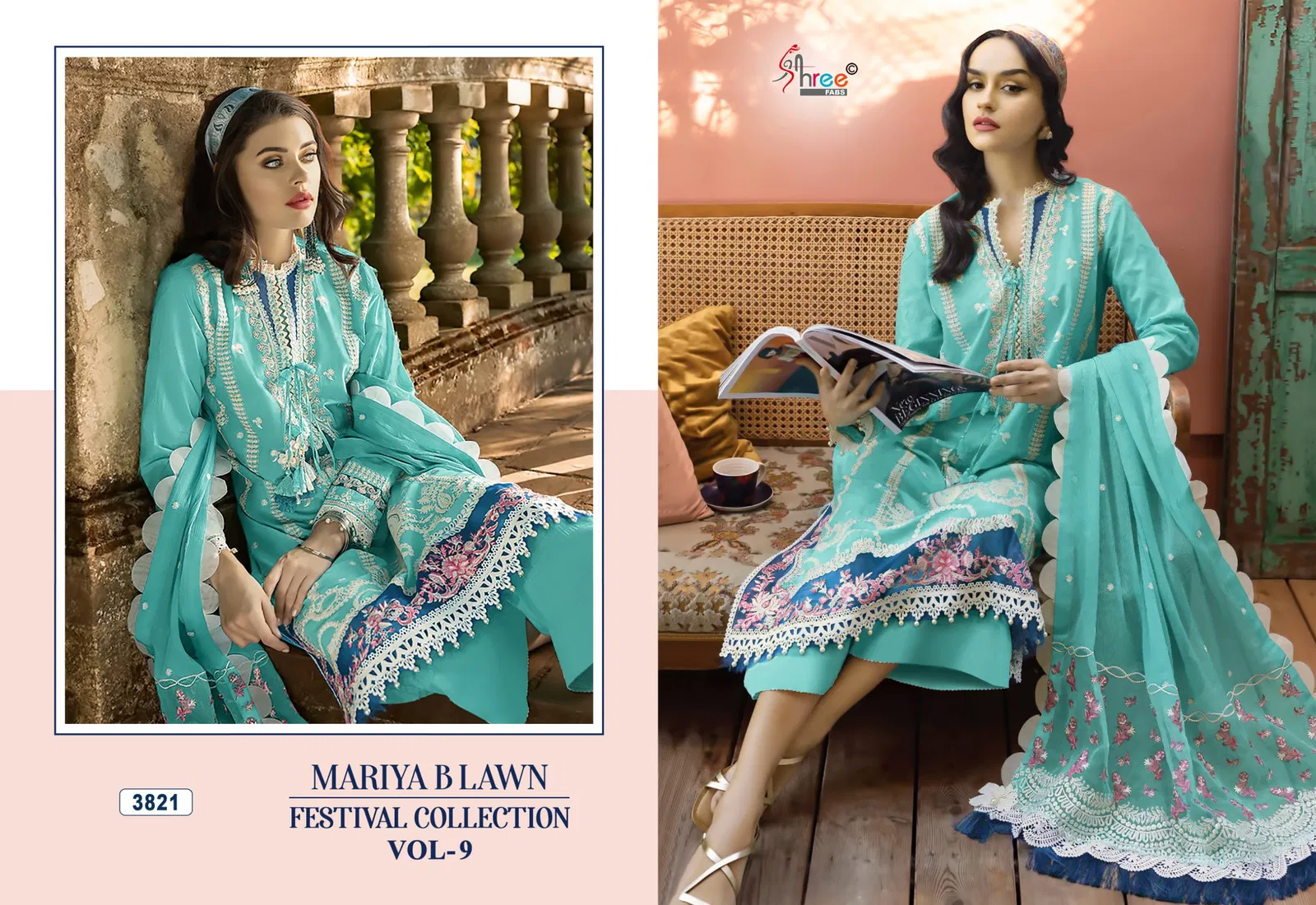  Mariya B Lawn by Shree  Festival Collection Vol 9 Salwar Suit