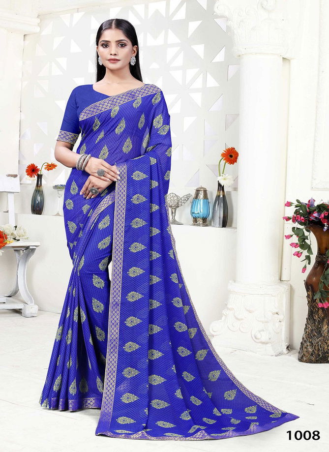  Tasvi Latest Fancy Designer Daily Wear Georgette Saree Collection