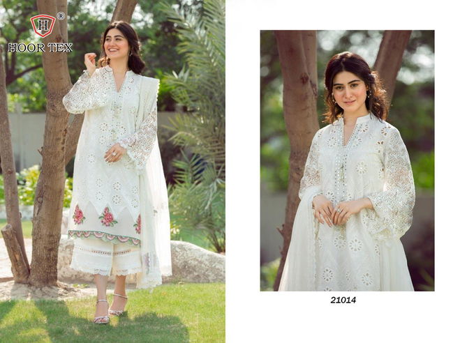 HOOR TEX LAWN VOL-1 Latest Fancy Designer Festive Wear Heavy Lawn Cotton Pakistani Salwar Suit Collection 