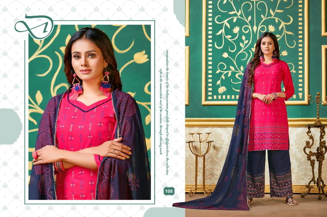 Ft Shivanii Latest fancy Designer Regular Casual Wear Rayon Slub Designer Printed Readymade Collection
