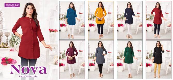 Nova By Rangmaya Palin Long Pocket Ladies Shirt Catalog
