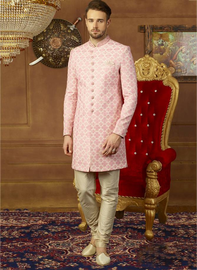 Latest Embroidered Work Sherwani Collection With Indo Western Look and For Wedding Functions And Festivals 
