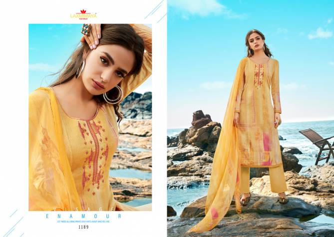 LAXMIMAYA FALAK Latest Designer Fancy Casual Wear Pure Jam Silk Digital Print With Fancy Embroidery Work Digital Printed Salwar Suit Collection