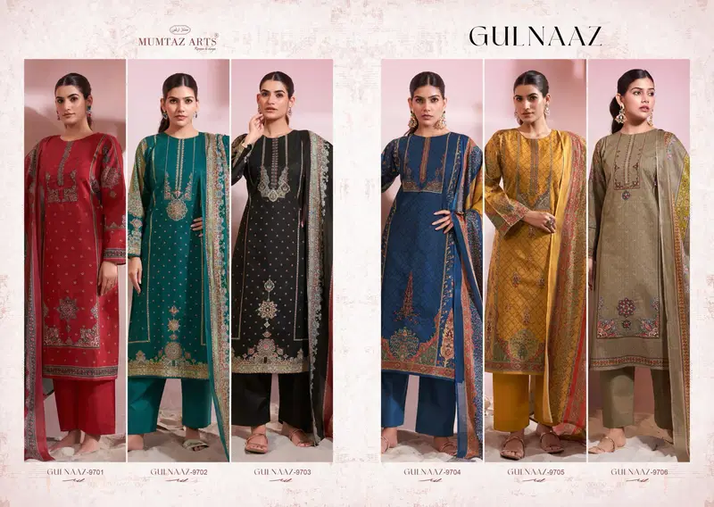 Gulnaaz Cambric by Mumtaz Cotton Digital Printed Dress Material