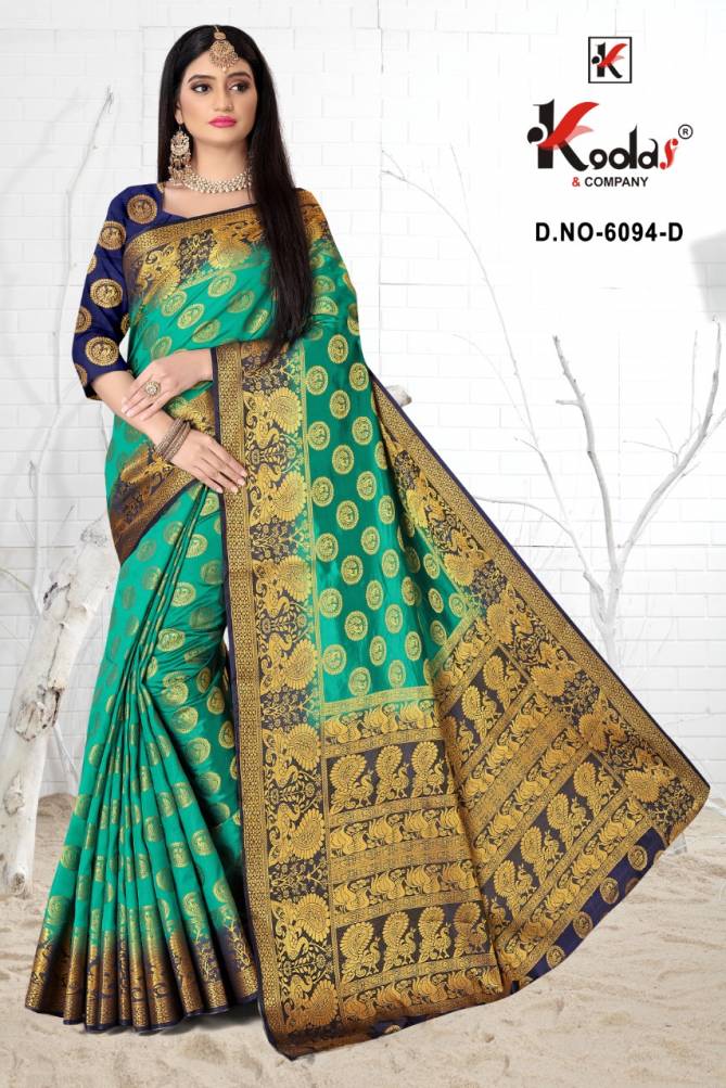 Manisha 6094 Silk Wear Designer Festive Wear Silk Saree Collection
