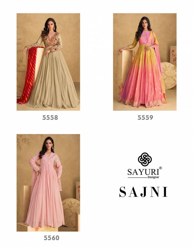 Sajni By Sayuri Designer Embroidery Readymade Suits Suppliers In India