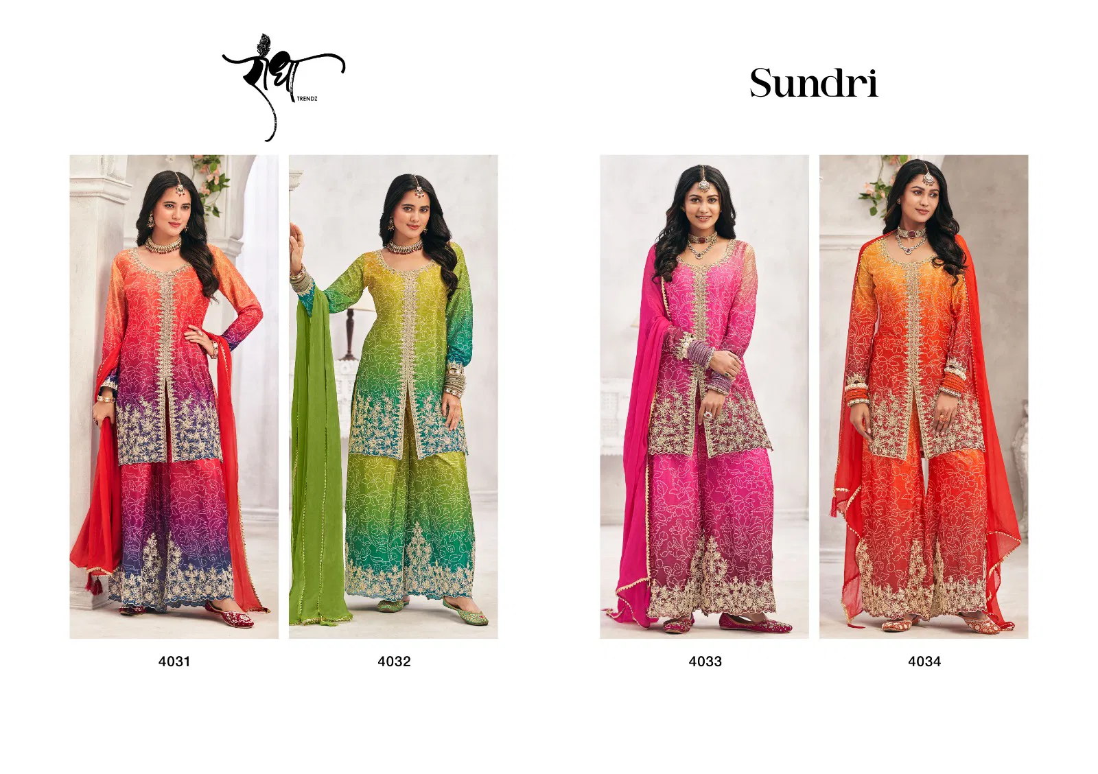 Sundri By Radha Trendz Heavy Chinon Readymade Suits Wholesale Shop In Surat