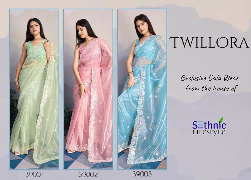 Twillora By Sethnic Fancy Designer Saree Wholesale Online