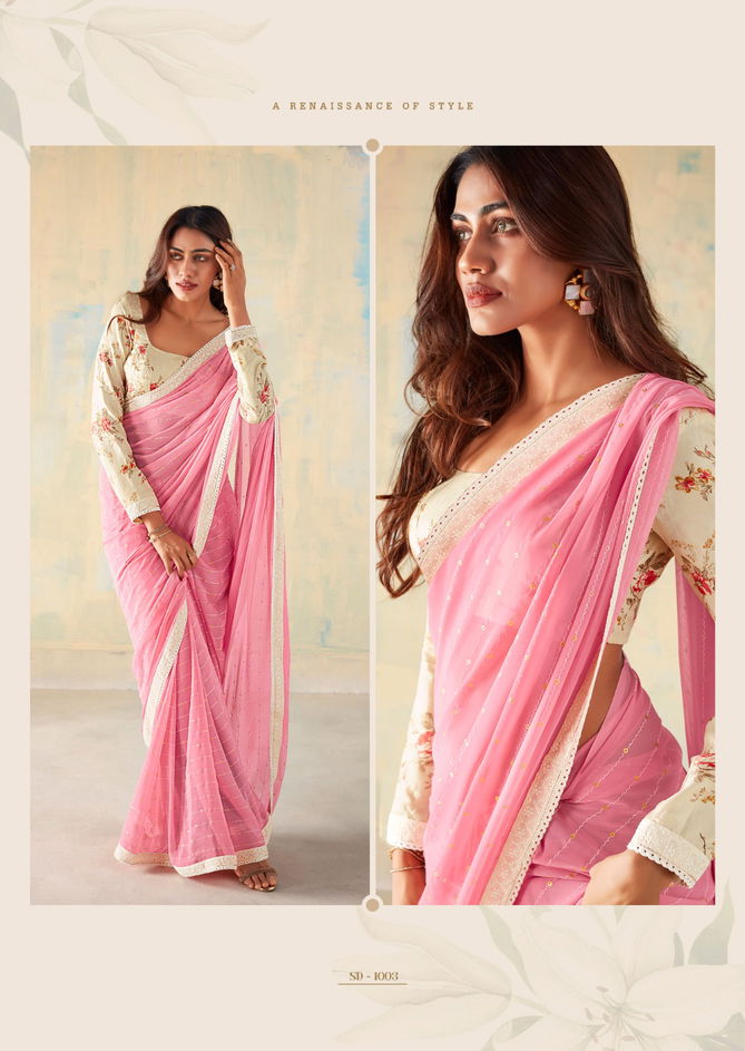 Sadi By Rajyog Georgette Fancy Saree Catalog