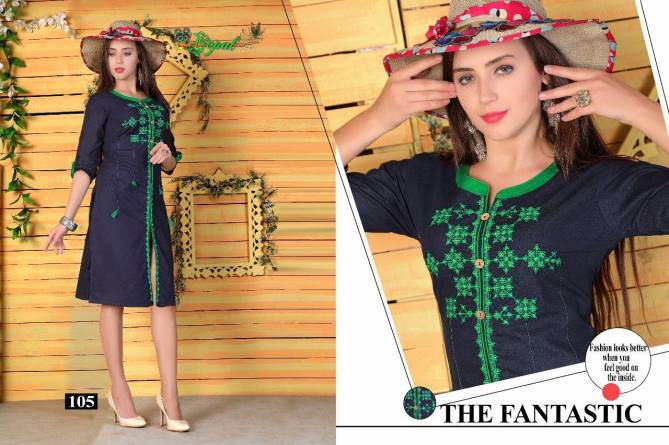 Gopal Fiona 1 Fancy Designer Casual Wear Embroidery Work Kurtis Collection
