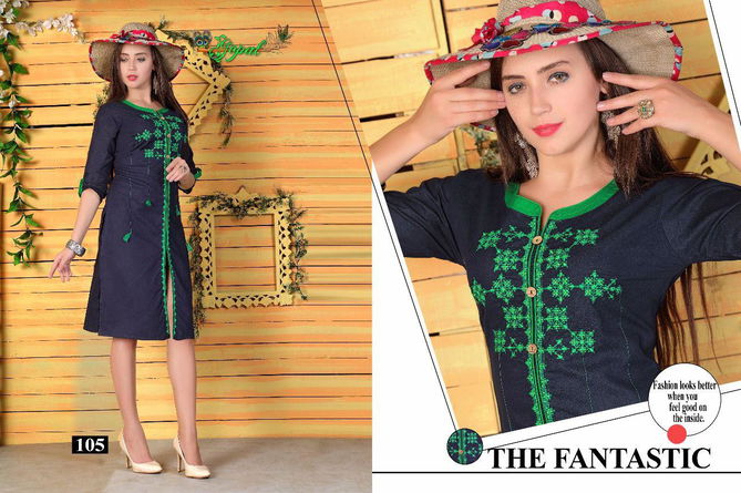 Gopal Fiona 1 Fancy Designer Casual Wear Embroidery Work Kurtis Collection
