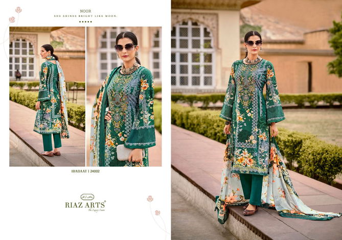 Ibadaat 24001 By Riaz Arts Lawn Digital Printed Dress Material Orders In India