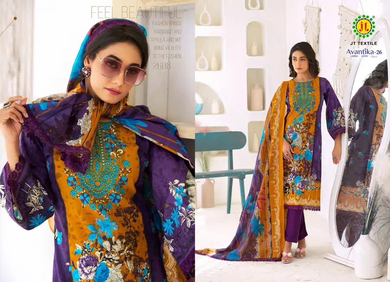 Jt Avantika Vol 26 Cotton Printed Dress Material Collection