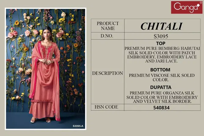 Chitali 3095 By Ganga Designer Dress Material Wholesale Price In Surat