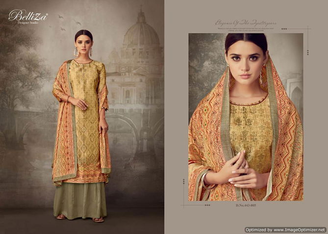 Beliza Cosmic Latest Designer Plazzo Salwar Suit Pattern Pure Silk Dress Material Collection With Pure Chinon Box Pallu Digital Print Dupatta