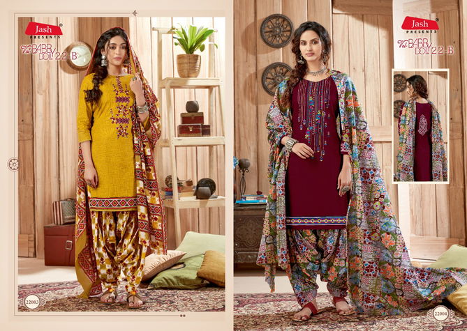 Jash Baby Doll Vol 22 B Latest Pure Cotton Printed Casual Wear Dress Material Collection