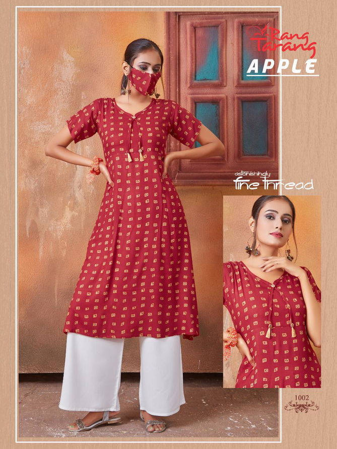 Rang Tarang Latest Designer Printed Collection Of Stylish Kurtis 