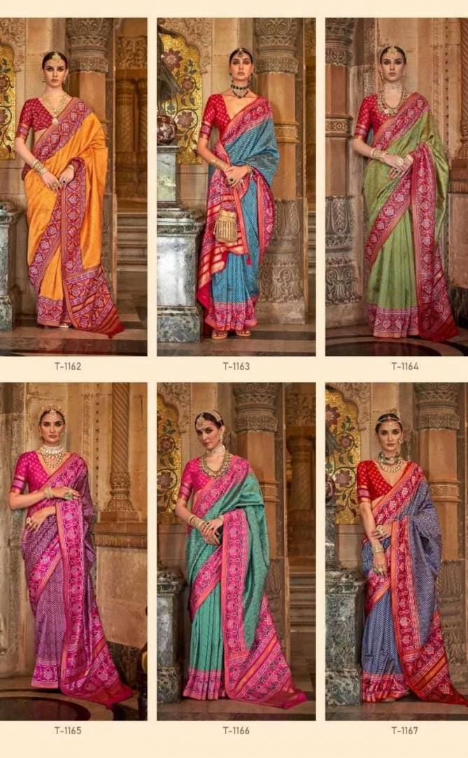 Kunti 1162 To 1171 By Rath Silk Printed Designer Saree Wholesale Online