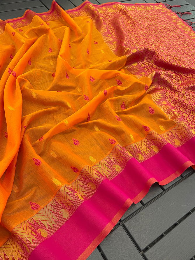 Psw The kalyani Cottan 2 Sarees Wholesale Suppliers in Mumabi