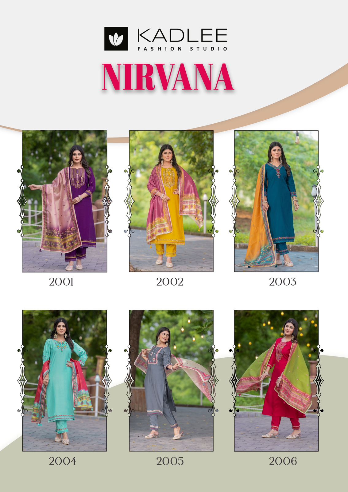 Nirvana By Kadlee Viscose Kurti With Bottom Dupatta Wholesale In India