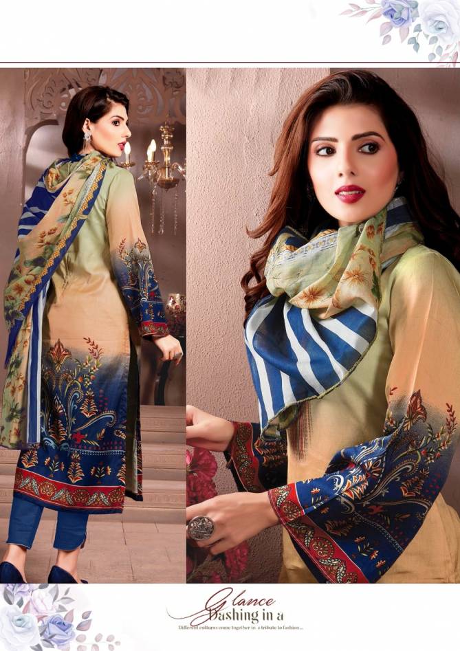 Madhav Fashion Riwaaz 2 Casual Wear Lawn Karachi Cotton Dress Material
