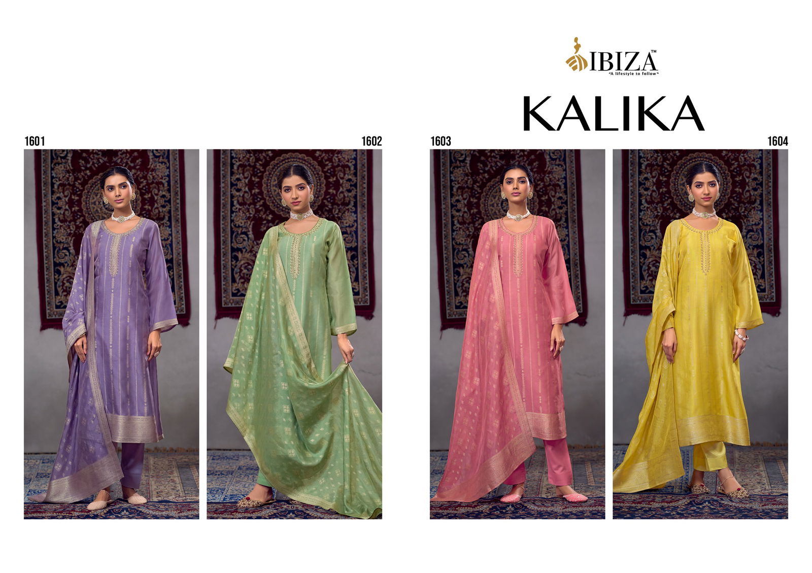 Kalika By Ibiza Kosa Silk Surat Salwar Kameez Wholesale Market