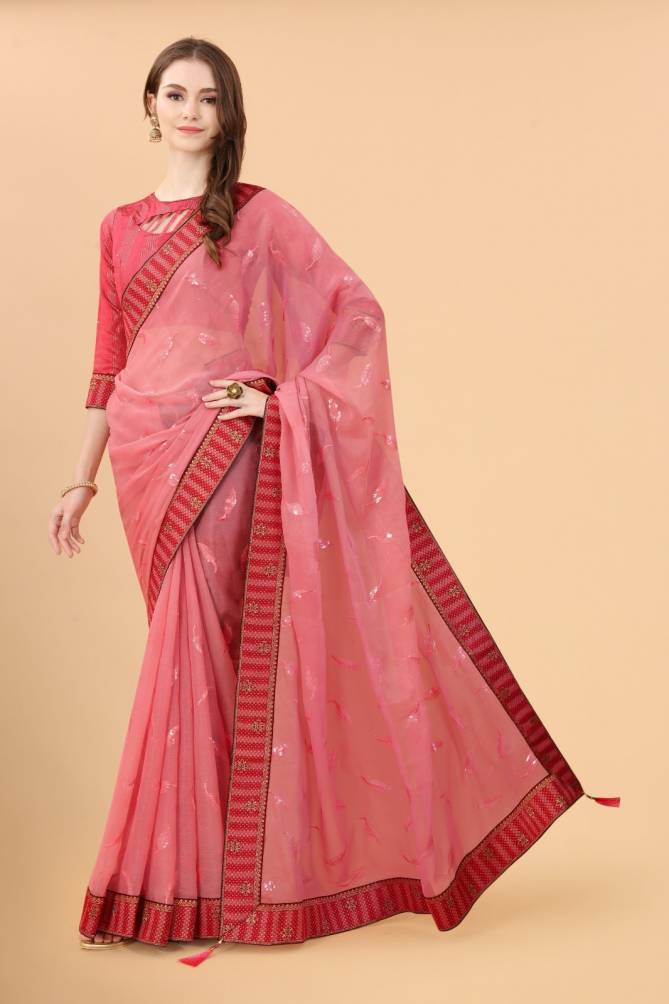 Dhruvi Simar Silk Designer Sarees Catalog