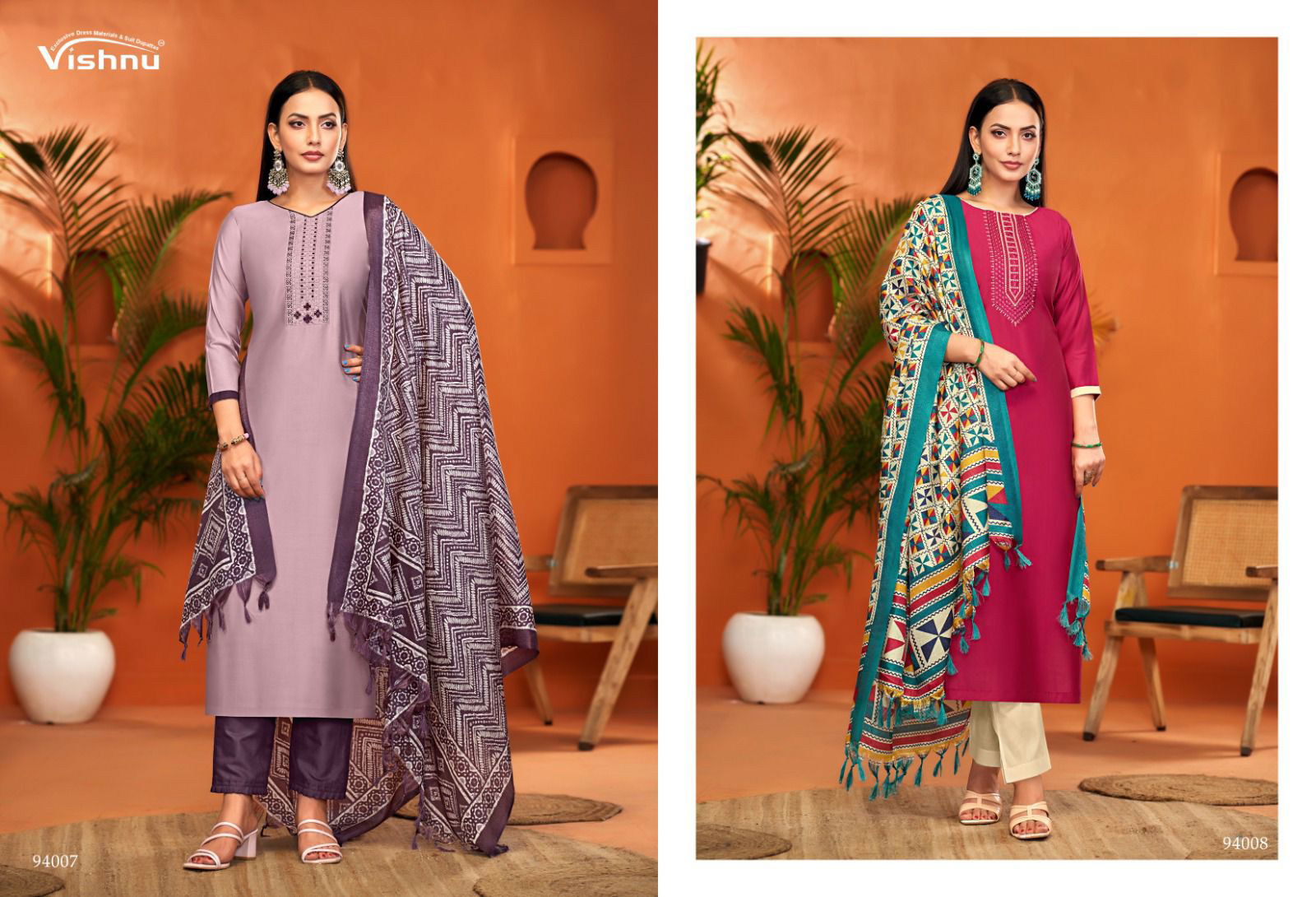 Evanka Vol 11 By Vishnu Roman Silk Designer Dress Material Exporters In India