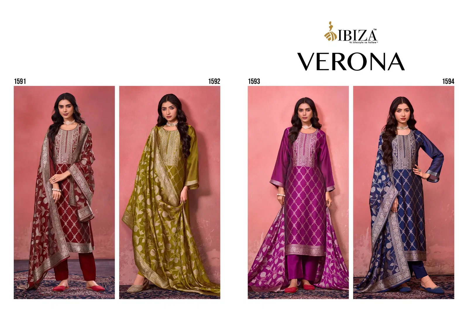 Verona By Ibiza Banglory Silk Designer Salwar Kameez Wholesale Market In Surat