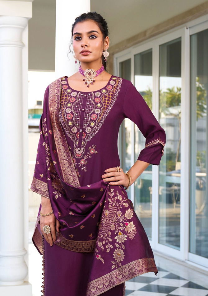  Libaas E Ishq By Lady Leela Embroidery Kurti With Bottom Dupatta