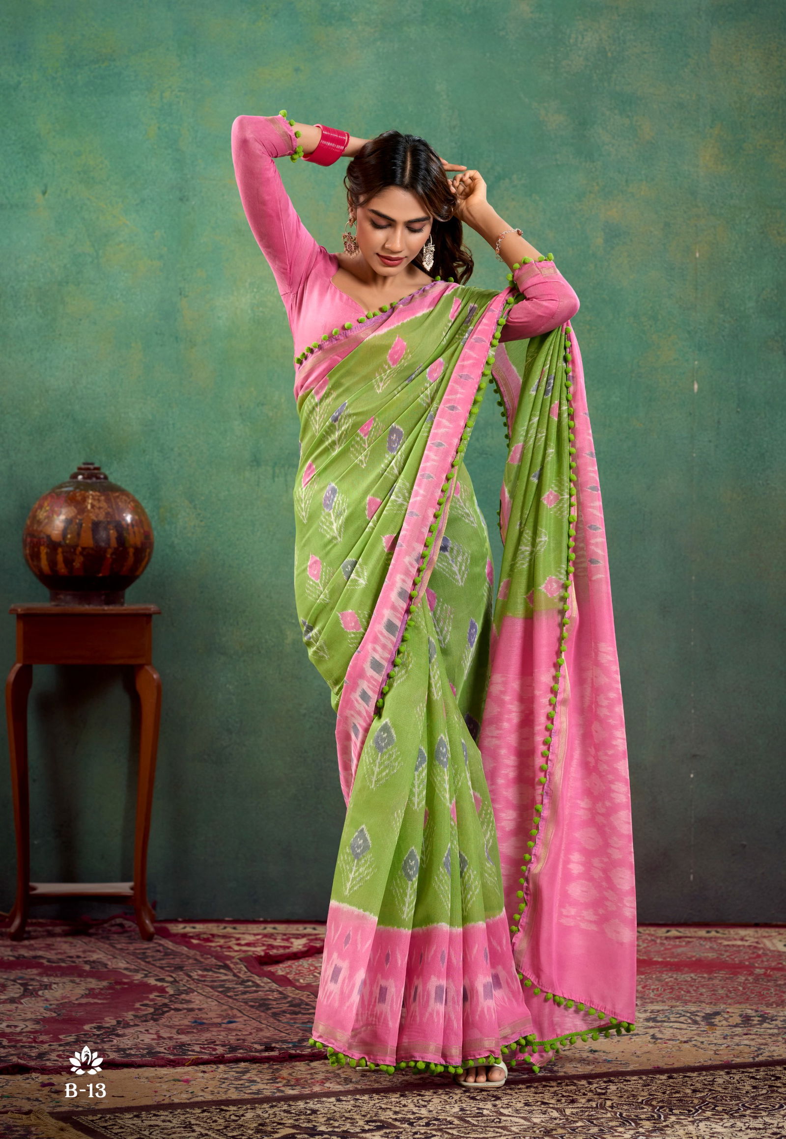 Pumpum 13 By Sr Mul Mul Cotton Daily Wear Saree Exporters In India