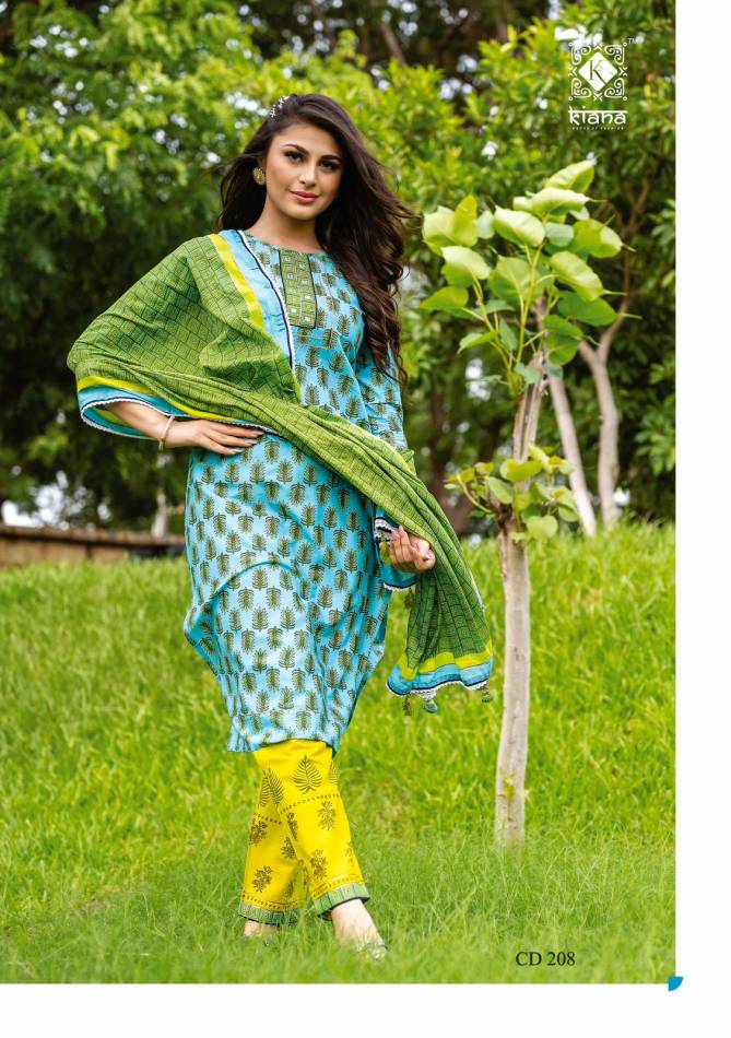 Kiana Cotton Candy 2 New Designer Party Wear Kurti With Pant And Dupatta Readymade Collection