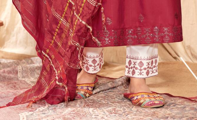 Banwery Taj 2 New Latest Festive Wear Kurti With Pant And Dupatta Readymade Collection 