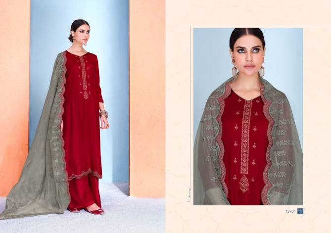 Deepsy Meher Latest Designer Function Wear Heavy Silk Embroidery Salwar Kameez Collection
