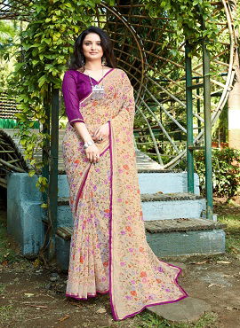 Rajyog Tamanna Latest Designer Regular Wear Party Wear Rich Look Georgette Saree Collection
