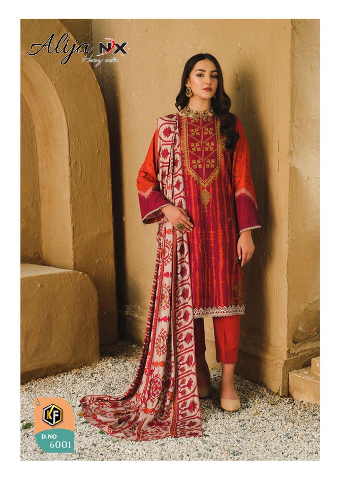 Keval Alija Nx 6001 Casual Wear Printed Heavy Cotton Karachi Dress Material
