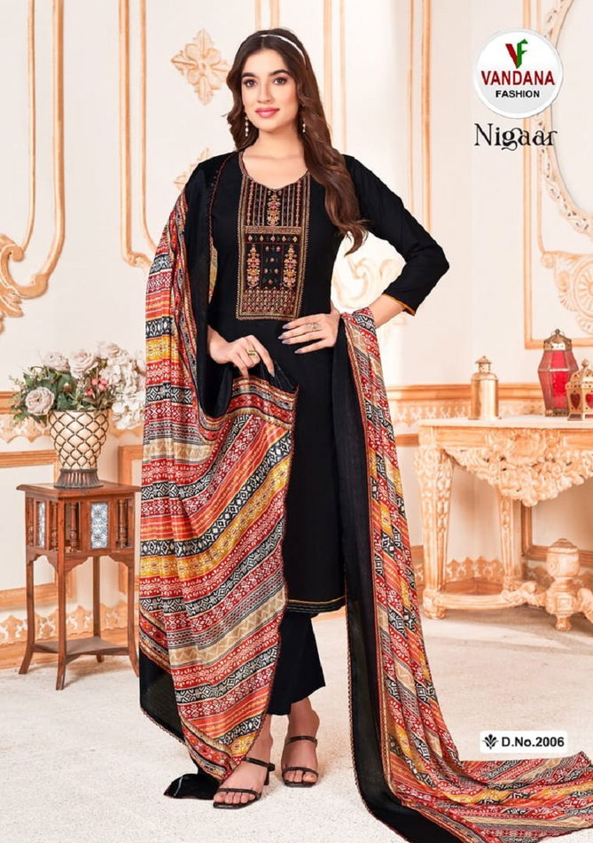 Nigaar Vol 2 By Vandana Dress Material Wholesale Market In Surat With Price