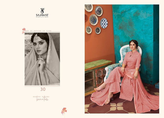 Sajawat Lakhnavi Vol 4 Exclusive Latest Heavy Designer Festive Wear Salwar Suit Collection 