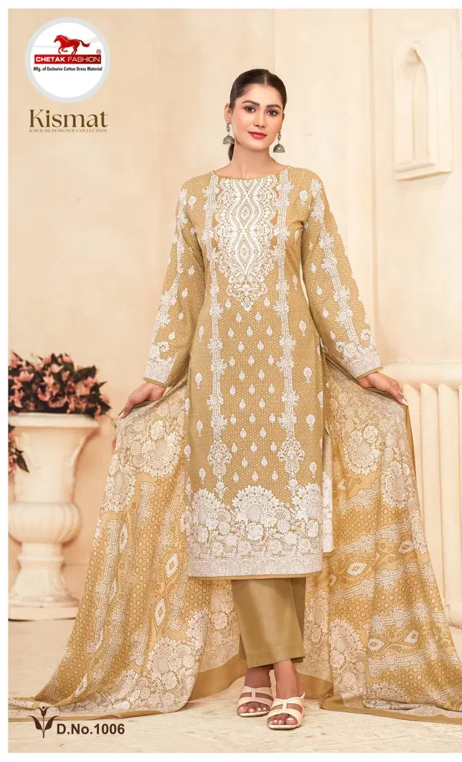 Kismat Vol 1 By Chetak Lawn Cotton Dress Material Orders In India