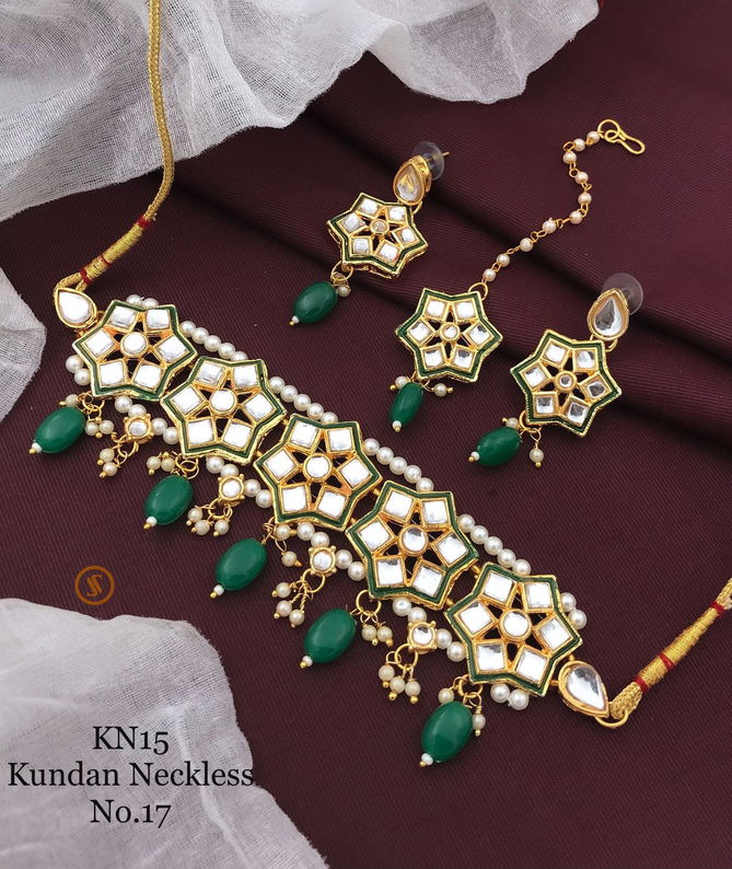 Kn Jewellery15 Kundan Neckless Set Catalog
