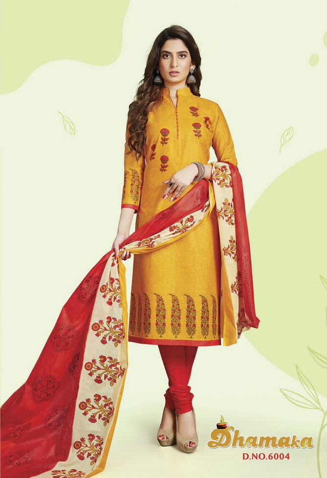 Devi Dhamaka 6 Latest Collection Of Regular Wear Printed Cotton Dress Material