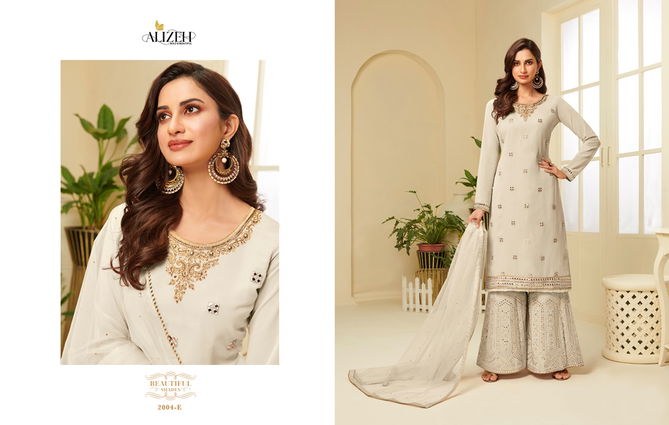 Alizeh Zaida 4 Latest Fancy Festive Wear Heavy Georgette Designer Salwar Suits Collection
