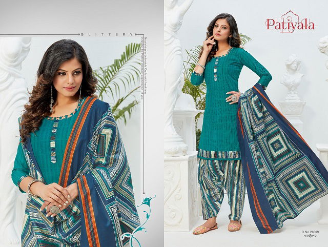 Ganesha Patiyala 26 latest fancy Regular Wear Pure Cotton Readymade Salwar Suit Collection
